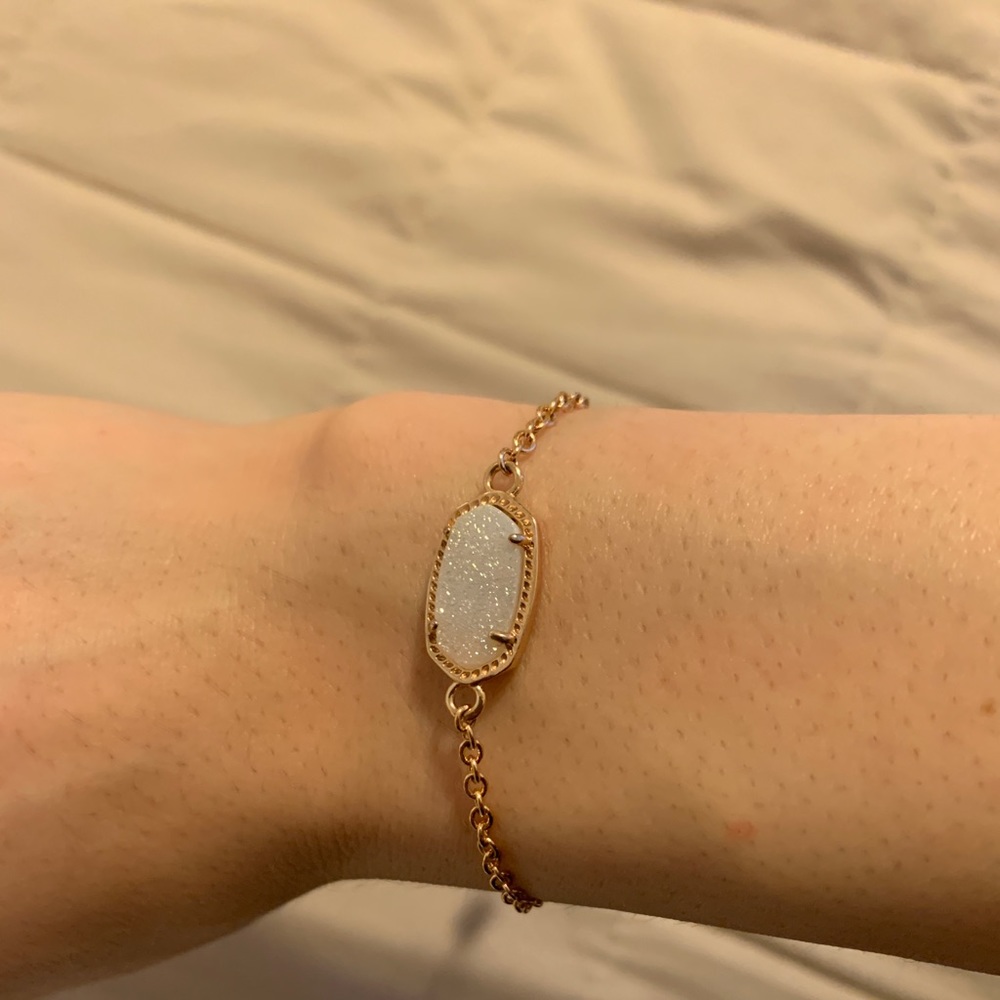 Kendra Scott elaina gold adjustable chain bracelet